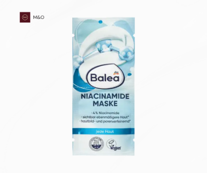 تصویر  ماسک صورت نیاسینامید باله‌آ (Balea Gesichtsmaske Niacinamide)