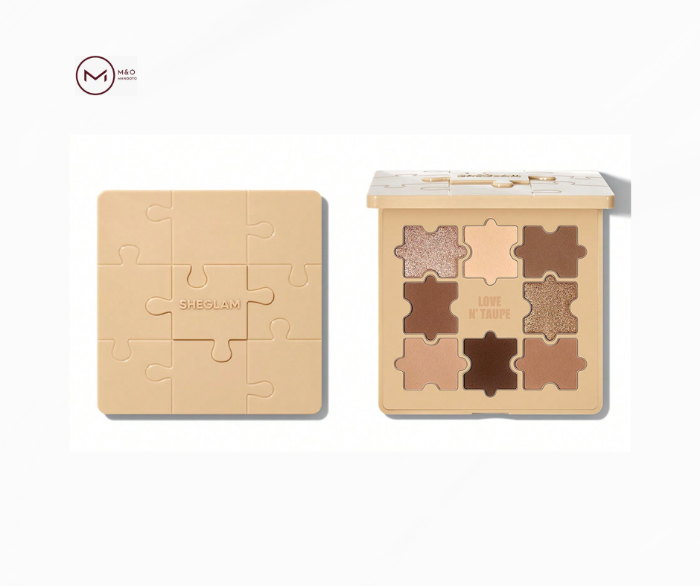 تصویر  پالت سایه چشم شیگلم مدل Love N' Taupe (SHEGLAM Jazzy Jigsaw Eyeshadow Palette - Love N' Taupe)